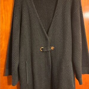 Michael Kors Dark Chevron Cardigan
